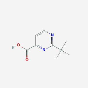 molecular formula C9H12N2O2 B1321233 2-Tert-butylpyrimidine-4-carboxylic acid CAS No. 847955-90-2