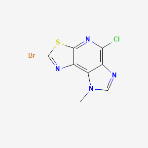 2-Bromo-5-chloro-8-methyl-8H-imidazo-[4,5-d]thiazolo[5,4-b]pyridine