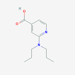2-(Dipropylamino)isonicotinic acid