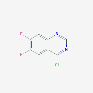molecular formula C8H3ClF2N2 B1321252 4-Chloro-6,7-difluoroquinazoline CAS No. 625080-60-6