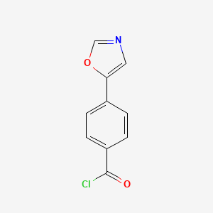 4-(1,3-Oxazol-5-yl)benzoyl chloride
