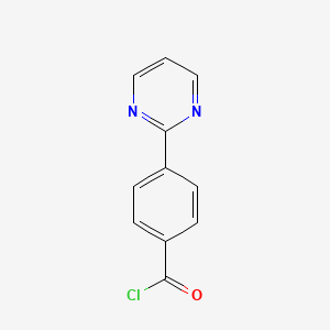 4-Pyrimidin-2-ylbenzoyl chloride