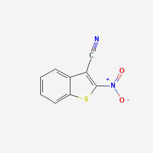 molecular formula C9H4N2O2S B1321256 2-Nitro-benzo[B]thiophene-3-carbonitrile CAS No. 612505-78-9