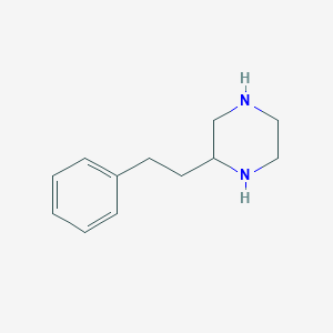 molecular formula C12H18N2 B1321257 2-Phenethylpiperazine CAS No. 91907-37-8