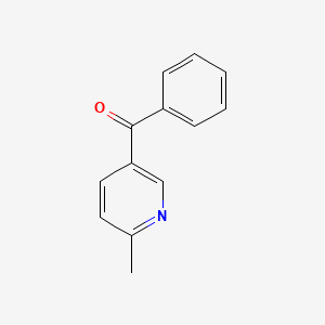 molecular formula C13H11NO B1321285 5-Benzoyl-2-methylpyridine CAS No. 882029-21-2