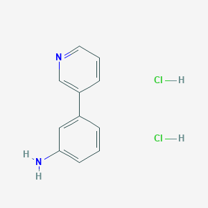 molecular formula C11H12Cl2N2 B1321293 3-(3-Pyridyl)aniline dihydrochloride CAS No. 1049789-92-5