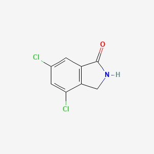 molecular formula C8H5Cl2NO B1321298 4,6-Dichloroisoindolin-1-one CAS No. 74572-30-8