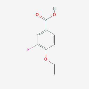 molecular formula C9H9FO3 B1321300 4-Ethoxy-3-fluorobenzoic acid CAS No. 5710-64-5