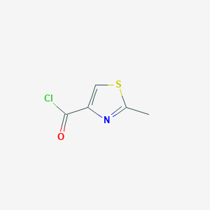 molecular formula C5H4ClNOS B1321304 2-Methyl-1,3-thiazole-4-carbonyl chloride CAS No. 55842-53-0