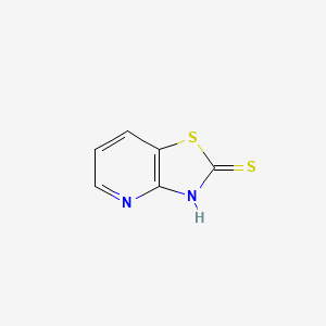 molecular formula C6H4N2S2 B1321318 thiazolo[4,5-b]pyridine-2(3H)-thione CAS No. 99158-61-9