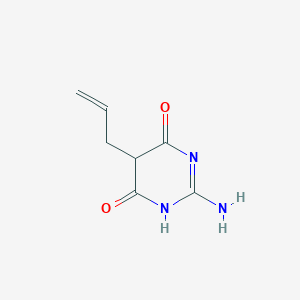 molecular formula C7H9N3O2 B1321320 5-allyl-2-amino-6-hydroxy-4(5H)-pyrimidinone 