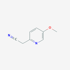 molecular formula C8H8N2O B1321326 2-(5-Methoxypyridin-2-YL)acetonitrile CAS No. 204067-34-5