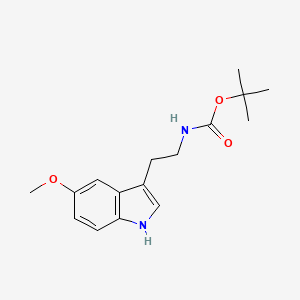 molecular formula C16H22N2O3 B1321330 tert-butyl [2-(5-methoxy-1H-indol-3-yl)ethyl]carbamate CAS No. 380358-27-0