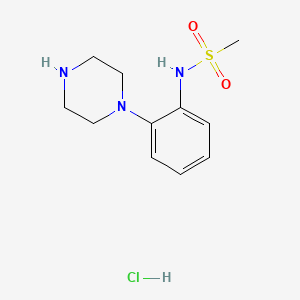 N-(2-(Piperazin-1-yl)phenyl)methanesulfonamide hydrochloride
