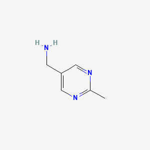 molecular formula C6H9N3 B1321345 (2-Methylpyrimidin-5-yl)methanamine CAS No. 14273-46-2