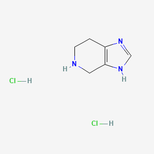 molecular formula C6H10ClN3 B1321347 4,5,6,7-Tetrahydro-3H-imidazo[4,5-c]pyridine dihydrochloride CAS No. 62002-31-7