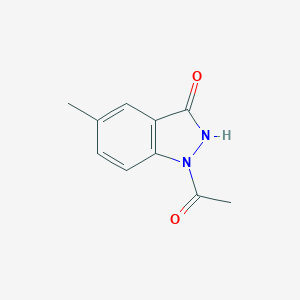 molecular formula C10H10N2O2 B132135 1-Acetyl-5-methyl-1H-indazol-3(2H)-one CAS No. 152839-61-7