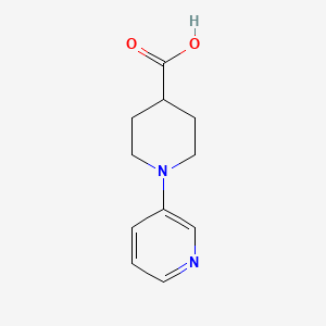 molecular formula C11H14N2O2 B1321350 1-(吡啶-3-基)哌啶-4-羧酸 CAS No. 330985-24-5