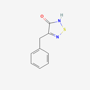 molecular formula C9H8N2OS B1321359 4-Benzyl-1,2,5-thiadiazol-3-ol CAS No. 5933-69-7