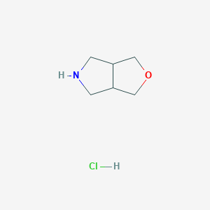 molecular formula C6H12ClNO B1321366 Hexahydro-1H-furo[3,4-c]pyrrole hydrochloride CAS No. 60889-33-0