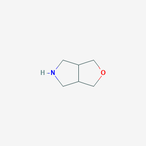 molecular formula C6H11NO B1321367 Hexahydro-1H-furo[3,4-c]pyrrole CAS No. 60889-32-9