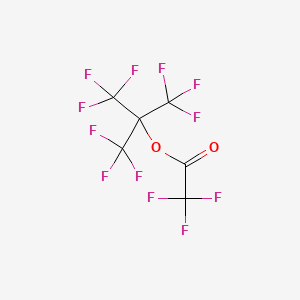 molecular formula C6F12O2 B1321373 Perfluoro-t-butyl trifluoroacetate CAS No. 24165-10-4
