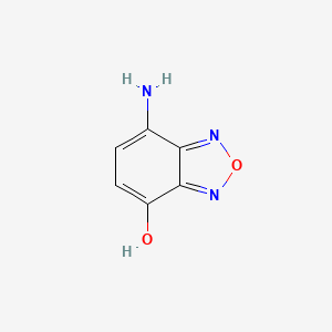 molecular formula C6H5N3O2 B13213771 7-Amino-2,1,3-benzoxadiazol-4-OL 