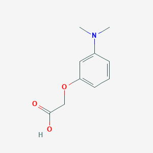 molecular formula C10H13NO3 B1321399 2-(3-(二甲氨基)苯氧基)乙酸 CAS No. 150188-64-0