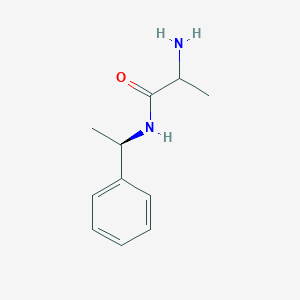 molecular formula C11H16N2O B13214070 2-Amino-N-[(1R)-1-phenylethyl]propanamide 