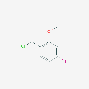 molecular formula C8H8ClFO B132141 2-Methoxy-4-fluorobenzyl chloride CAS No. 157068-04-7