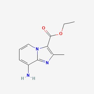 Ethyl 8-amino-2-methylimidazo[1,2-a]pyridine-3-carboxylate