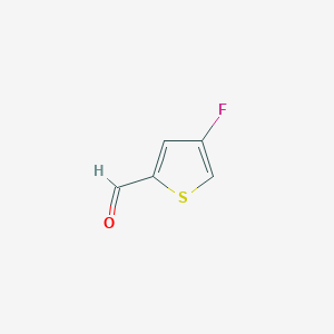 molecular formula C5H3FOS B1321415 4-Fluorothiophene-2-carbaldehyde CAS No. 32431-71-3
