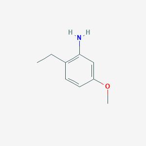 molecular formula C9H13NO B1321421 2-Ethyl-5-methoxybenzenamine CAS No. 321909-03-9