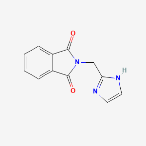 molecular formula C12H9N3O2 B1321433 2-(1H-Imidazol-2-ylmethyl)-1H-isoindole-1,3(2H)-dione CAS No. 760130-59-4