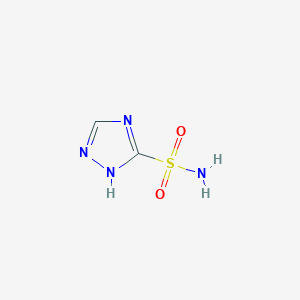 molecular formula C2H4N4O2S B1321437 1H-1,2,4-三唑-3-磺酰胺 CAS No. 89517-96-4