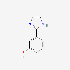 molecular formula C9H8N2O B1321441 3-(1h-Imidazol-2-yl)phenol CAS No. 52091-36-8