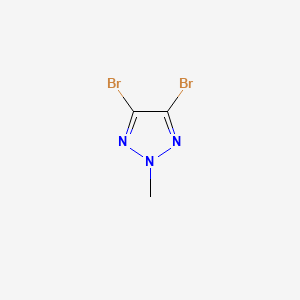 molecular formula C3H3Br2N3 B1321444 4,5-二溴-2-甲基-2H-1,2,3-三唑 CAS No. 28938-17-2