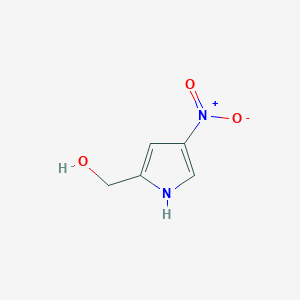 molecular formula C5H6N2O3 B1321445 (4-硝基-1H-吡咯-2-基)甲醇 CAS No. 30078-13-8