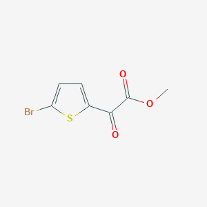 molecular formula C7H5BrO3S B13214468 Methyl 2-(5-bromothiophen-2-YL)-2-oxoacetate 