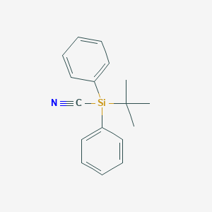 molecular formula C17H19NSi B132145 叔丁基二苯基甲硅烷腈 CAS No. 145545-43-3