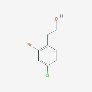 molecular formula C8H8BrClO B1321459 2-(2-Bromo-4-chlorophenyl)ethanol CAS No. 52864-57-0