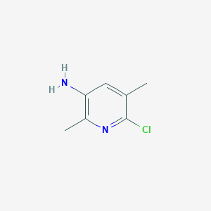 molecular formula C7H9ClN2 B1321467 6-Chloro-2,5-dimethylpyridin-3-amine CAS No. 1379362-93-2