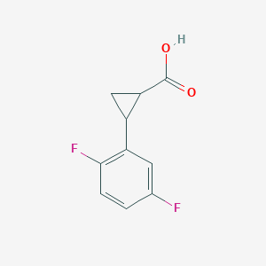 B1321472 2-(2,5-Difluorophenyl)cyclopropanecarboxylic acid CAS No. 1157698-34-4