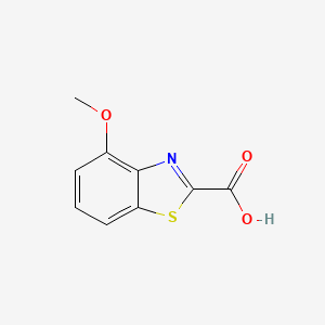 molecular formula C9H7NO3S B1321476 4-Methoxybenzo[d]thiazole-2-carboxylic acid CAS No. 3507-48-0