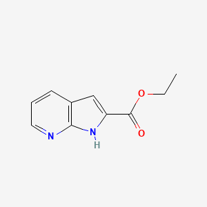 molecular formula C10H10N2O2 B1321481 ethyl 1H-pyrrolo[2,3-b]pyridine-2-carboxylate CAS No. 221675-35-0