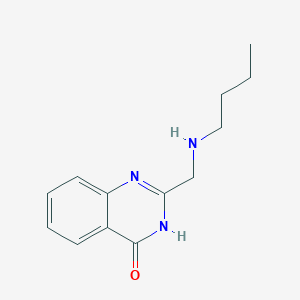molecular formula C13H17N3O B13214822 2-[(butylamino)methyl]quinazolin-4(3H)-one 