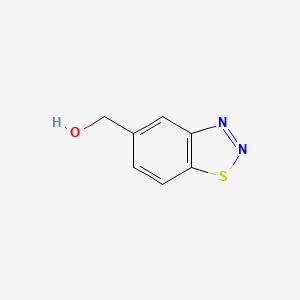 molecular formula C7H6N2OS B1321484 Benzo[d][1,2,3]thiadiazol-5-ylmethanol CAS No. 615568-10-0
