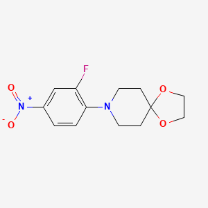 8-(2-Fluoro-4-nitrophenyl)-1,4-dioxa-8-azaspiro[4.5]decane