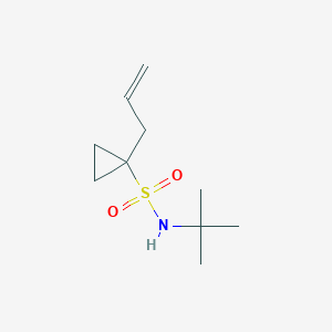 molecular formula C10H19NO2S B1321504 1-Allyl-N-tert-butylcyclopropane-1-sulfonamide CAS No. 669008-27-9