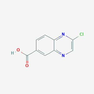 molecular formula C9H5ClN2O2 B1321518 2-Chloroquinoxaline-6-carboxylic acid 